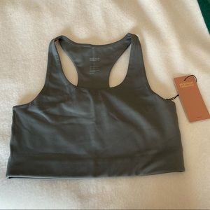 Girlfriend Collective sage Paloma sports bra, sz L
